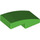 LEGO Bright Green Slope 1 x 2 Curved (11477)