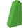 LEGO Leuchtend grün Steigung 1 x 2 x 3 (75°) mit hohlem Bolzen (4460)