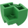 LEGO Leuchtend grün Steigung Backstein 2 x 2 x 1.3 Gebogen Ecke (67810)