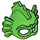 LEGO Leuchtend grün Swamp Creature Kopfbedeckung (10227)