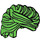 LEGO Bright Green Swept Back Wavy Tousled Hair (43753 / 61183)