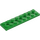 LEGO Fel groen Technic Plaat 2 x 8 met Gaten (3738)