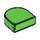 LEGO Vert clair Tuile 1 x 1 Demi Oval (24246 / 35399)