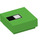 LEGO Leuchtend grün Fliese 1 x 1 mit Minecraft Schildkröte Eye mit Nut (3070 / 47144)