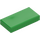 LEGO Bright Green Tile 1 x 2 with Groove (3069 / 30070)