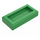 LEGO Leuchtend grün Fliese 1 x 2 mit Nut (3069 / 30070)