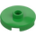 LEGO Fel groen Tegel 2 x 2 Rond met Nop (18674)