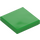 LEGO Bright Green Tile 2 x 2 with Groove (3068 / 88409)