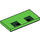 LEGO Bright Green Tile 2 x 4 with Minecraft black eye pixels (66762 / 87079)