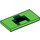 LEGO Vert clair Tuile 2 x 4 avec Minecraft Creeper Mouth (66768 / 87079)