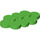 LEGO Leuchtend grün Fliese 3 x 5 Cloud mit 3 Bolzen (35470)