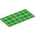 LEGO Fel groen Tegel 8 x 16 met Football pitch Midden met onderbuizen, getextureerde bovenkant (82471 / 90498)