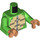 LEGO Bright Green Turtle Skin Warrior Minifig Torso (973 / 76382)