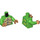LEGO Bright Green Turtle Skin Warrior Minifig Torso (973 / 76382)
