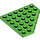 LEGO Bright Green Wedge Plate 6 x 6 Corner (6106)