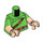 LEGO Verde brillante Young Link Minifigura Torso (973)