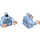 LEGO Bright Light Blue Aunt May Minifig Torso (973 / 76382)