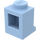 LEGO Bleu clair brillant Brique 1 x 1 avec Phare (4070 / 30069)