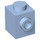 LEGO Bleu clair brillant Brique 1 x 1 avec Stud sur Une Côté (87087)