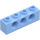 레고 밝은 연한 파란색 벽돌 1 x 4 ~와 함께 구멍 (3701)