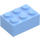 LEGO Azul claro brillante Ladrillo 2 x 3 (3002)