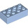 LEGO Bleu clair brillant Brique 2 x 4 avec Essieu des trous (39789)