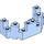 LEGO Helles Hellblau Backstein 4 x 8 x 2.3 Turret oben (6066)