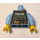 LEGO Bright Light Blue Chase McCain Minifig Torso (973 / 76382)