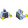 LEGO Bright Light Blue Chase McCain Minifig Torso (973 / 76382)
