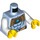 LEGO Helles Hellblau Chima Torso Assembly (76382 / 88585)