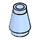 LEGO Bright Light Blue Cone 1 x 1 with Top Groove (28701 / 59900)