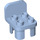 LEGO Bleu clair brillant Duplo Chair 2 x 2 x 2 avec Goujons (6478 / 34277)