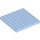 LEGO Bleu clair brillant Duplo assiette 8 x 8 (51262 / 74965)