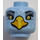 LEGO Helder Lichtblauw Eris met Pearl Gold Schouder Armor en Chi Hoofd (Verzonken Solid Stud) (3626 / 12858)
