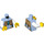 LEGO Helles Hellblau Eris mit Pearl Gold Schulter Armor und Chi Torso (973 / 76382)