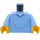 LEGO Azul claro brillante Mujer en Hospital Gown Minifigura Torso (973 / 76382)