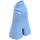 LEGO Bright Light Blue Friends Hip with Long Skirt with Blue and Stars (Thin Hinge) (36187 / 106665)