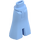 LEGO Bright Light Blue Friends Hip with Long Skirt with Light Blue Section with Sparkles (Thin Hinge) (36187 / 101818)