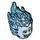 LEGO Bright Light Blue Hades Minifigure Head (43377)