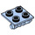 LEGO Helder Lichtblauw Scharnier 2 x 2 Top (6134)