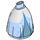 LEGO Helder Lichtblauw Heupen met Groot Skirt met Blauw skirt (66151)