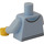 LEGO Leuchtendes Hellblau Kapuzenpullover Torso mit Dark Lila Hemd mit Stern (973 / 76382)