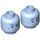 LEGO Helles Hellblau Jack Davids Minifigure Kopf (Einbau-Vollbolzen) (3626 / 66655)