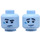 LEGO Helles Hellblau Jack Davids Minifigure Kopf (Einbau-Vollbolzen) (3626 / 66655)
