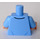LEGO Bright Light Blue Minifig Torso (973 / 76382)
