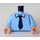LEGO Helder Lichtblauw Minifig Torso (973 / 76382)
