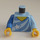 LEGO Helder lichtblauw Minifiguur Torso Skating Champion (973)