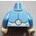 LEGO Bright Light Blue Minifig Torso with Bright Light Blue Suit Jacket (973)