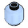 LEGO Bright Light Blue Minifigure Head (Recessed Solid Stud) (3274 / 3626)
