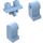 LEGO Bleu clair brillant Minifigure Hanches et jambes (73200 / 88584)